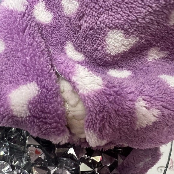 Disney slippers eeyore booties soft Sherpa fleece floppy ears adorable purple π - Picture 7 of 7